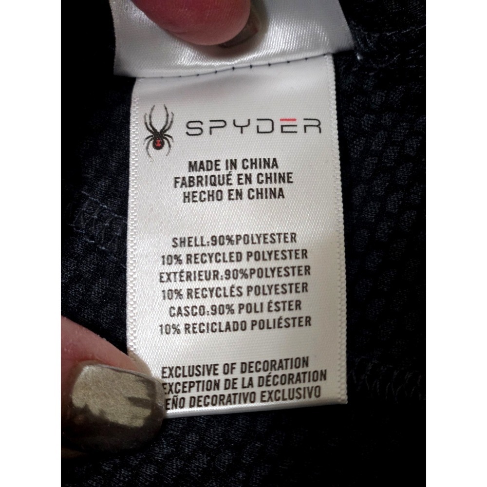 Spyder Mission Half-Zip Sweatshirt Women's S Black Jasper NWT - Picture 13 of 14